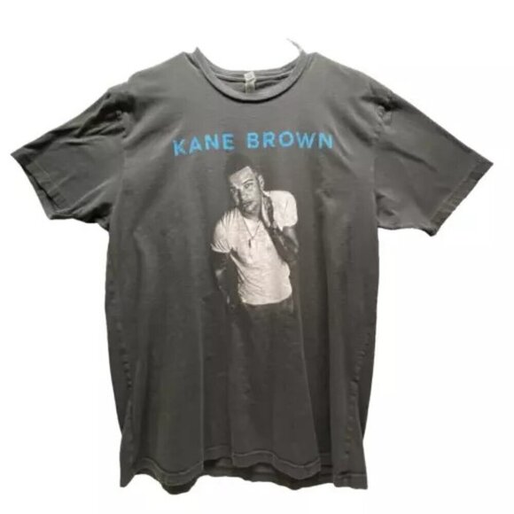 Kane Brown Concert T-Shirt Size XL Dark Gray Next Level Apparel Cotton Blend - Picture 1 of 12